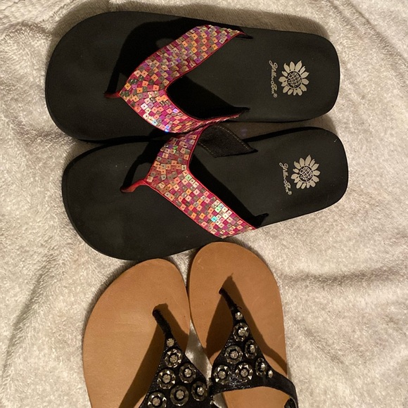 Yellow Box Size 7.5 Sequin Rhinestone Bundle - Picture 1 of 7